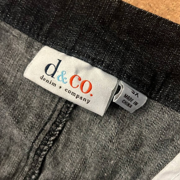 DENIM & COMPANY DENIM SKIRT - Picture 2 of 8